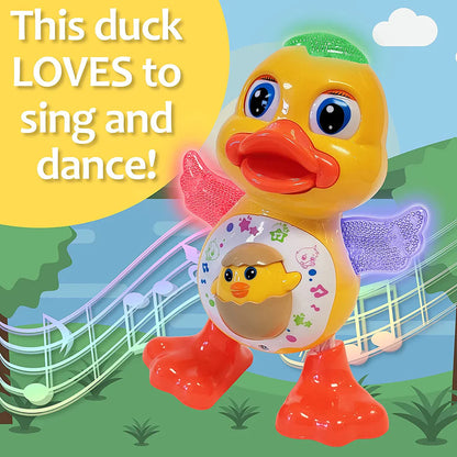 Dancing Duck with Music Flashing Lights and Real Dancing Action Toys For kids