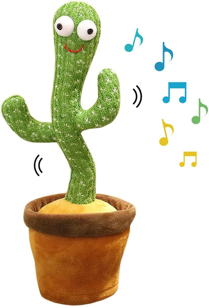 Rechargeable Portable Twisting Music Song Dancing Cactus Toy