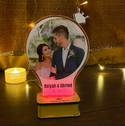 MULTI-COLOR LED PHOTO FRAME