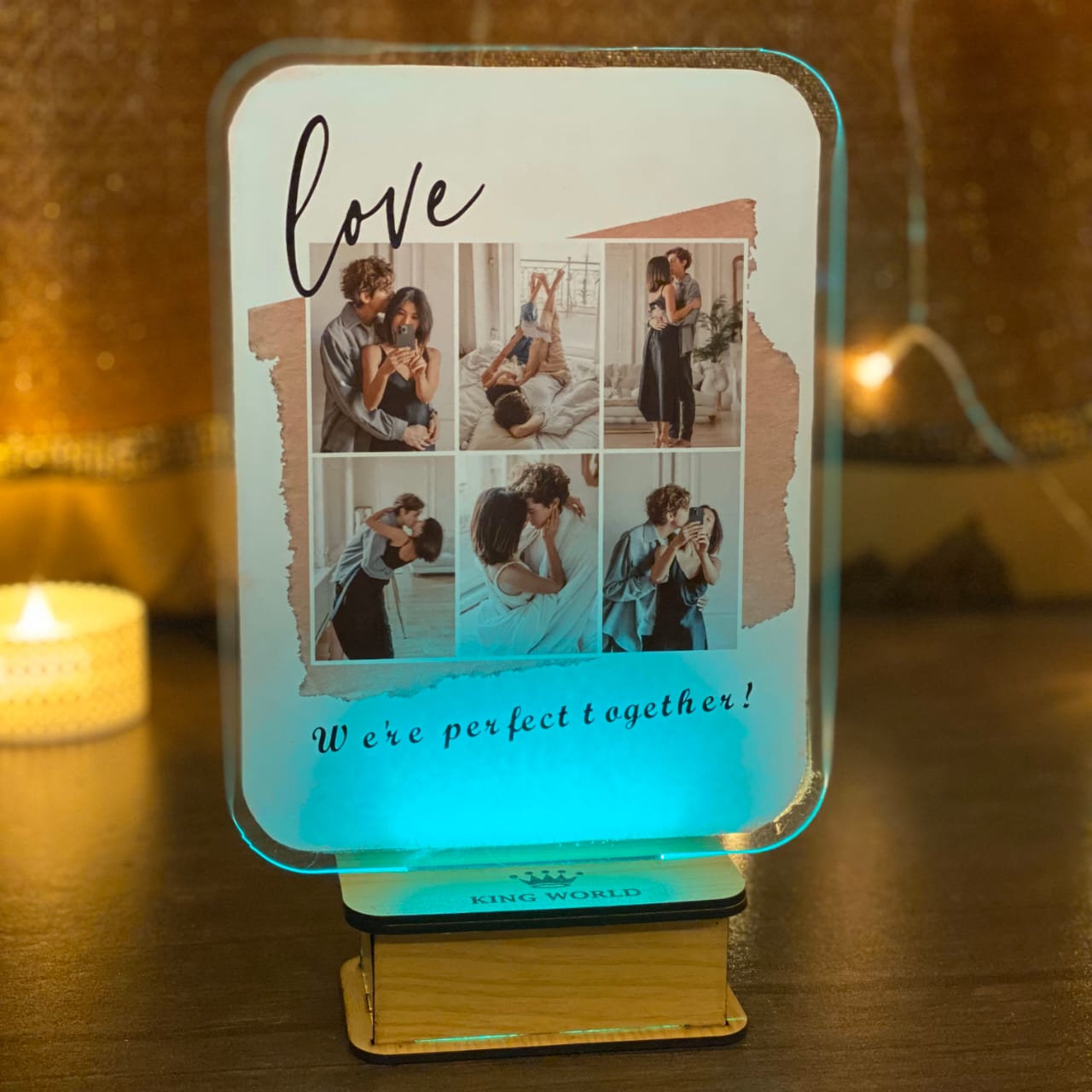 MULTI-COLOR LED PHOTO FRAME