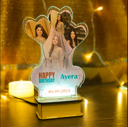 MULTI-COLOR LED PHOTO FRAME