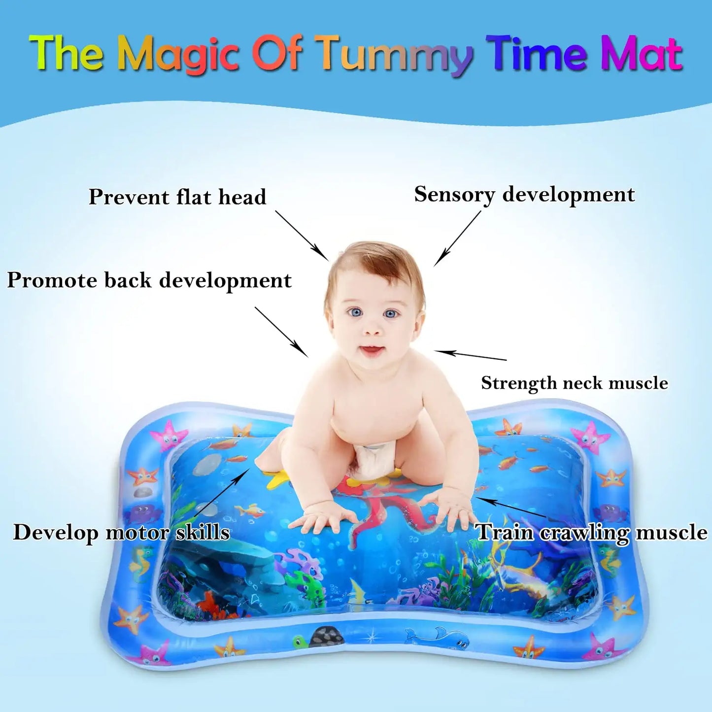 Baby Tummy Time Water Play Mat