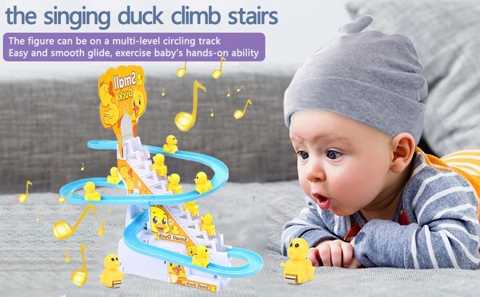 Baby Duck Track Set With Light & Music